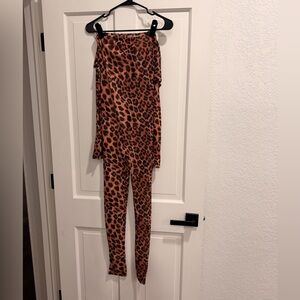 Leopard Print Women's Jumpsuit